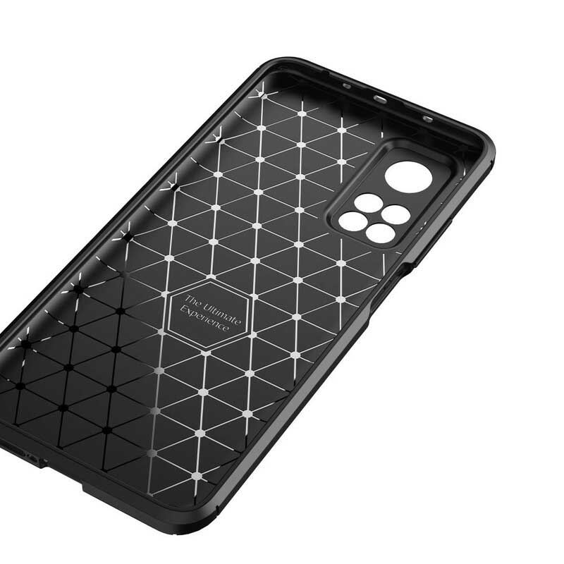 Coque Xiaomi Mi 10T / 10T Pro Flexible Texture Fibre Carbone