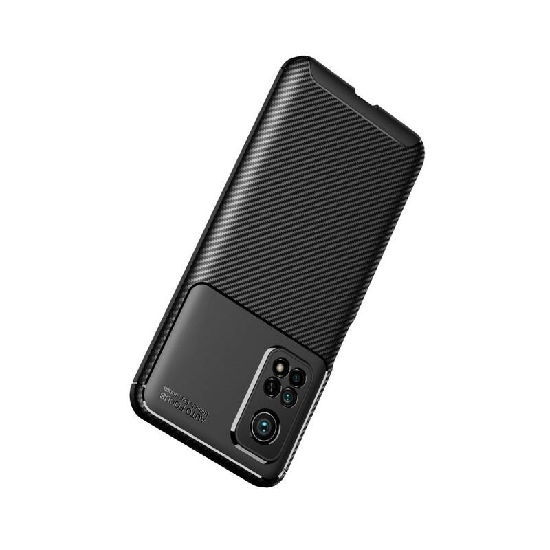 Coque Xiaomi Mi 10T / 10T Pro Flexible Texture Fibre Carbone