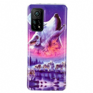 Coque Xiaomi Mi 10T / 10T Pro Série Loup Fluorescente