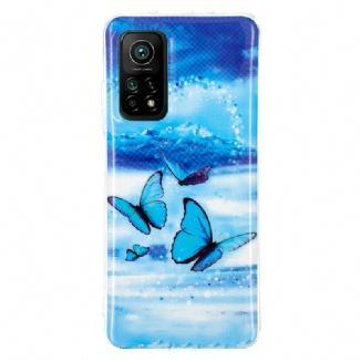 Coque Xiaomi Mi 10T / 10T Pro Série Papillons Fluorescente