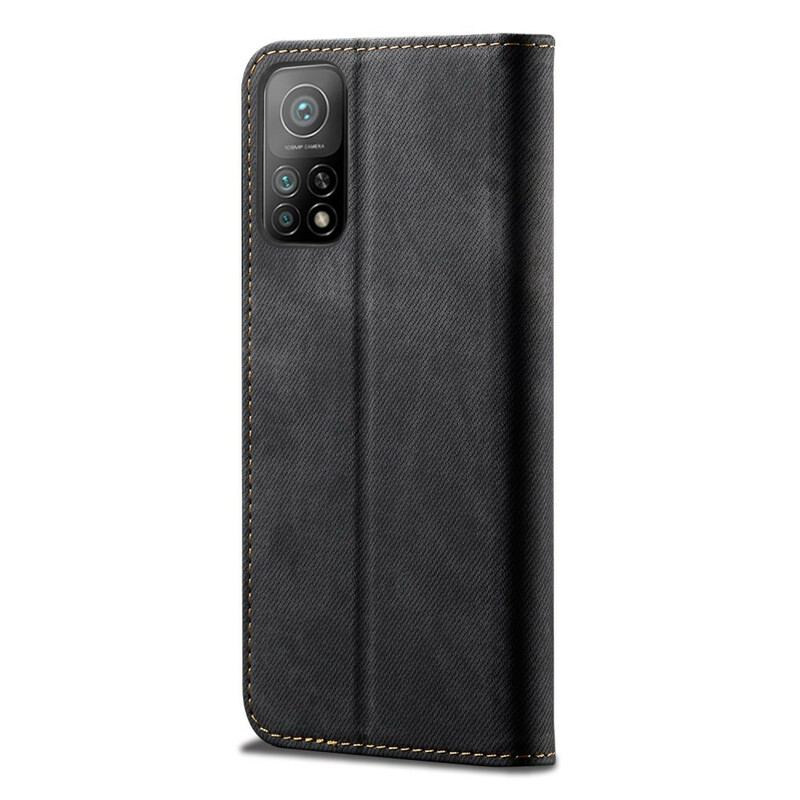 Flip Cover Xiaomi Mi 10T / 10T Pro Tissu Jeans