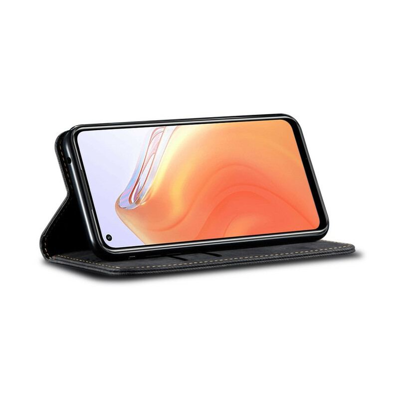 Flip Cover Xiaomi Mi 10T / 10T Pro Tissu Jeans