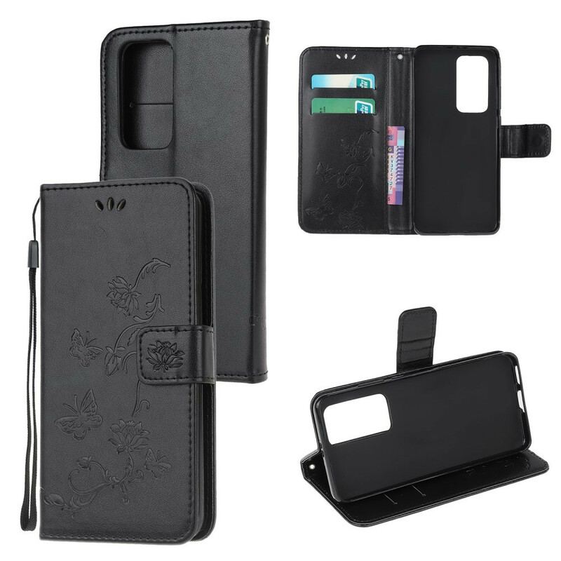 Housse Xiaomi Mi 10T / 10T Pro Papillons et Fleurs D'Asie
