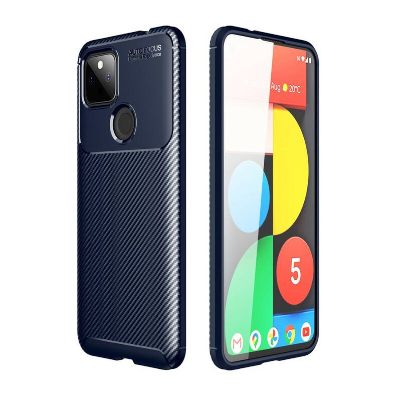 Coque Google Pixel 5A 5G Flexible Fibre Carbone