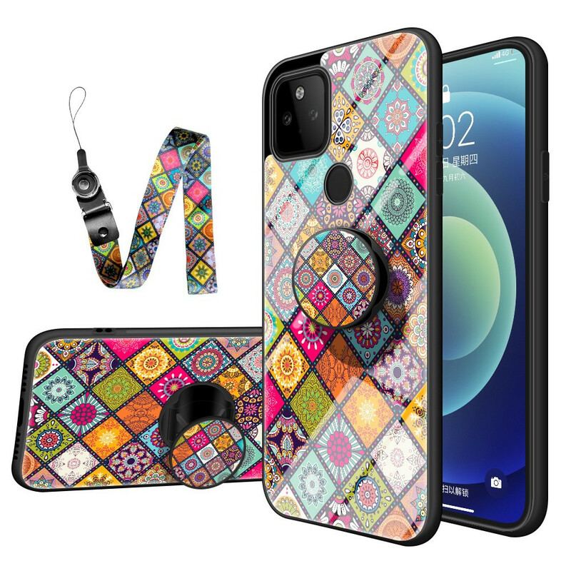 Coque Google Pixel 5A 5G Support Magnétique Patchwork