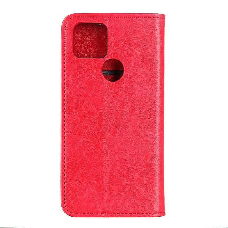Flip Cover Google Pixel 5A 5G Texture Cuir Fendu