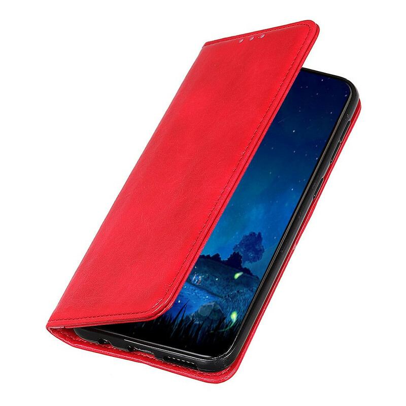 Flip Cover Google Pixel 5A 5G Texture Cuir Fendu