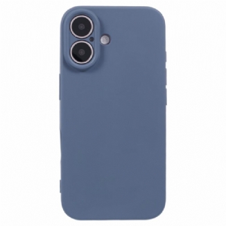 Coque iPhone 16 Plus Silicone Doublure Fibre