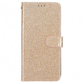 Housse iPhone 16 Plus Paillettes à Lanière