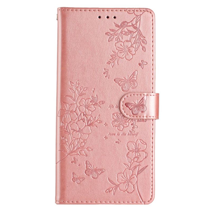 Housse iPhone 16 Plus Petits Papillons à Lanière