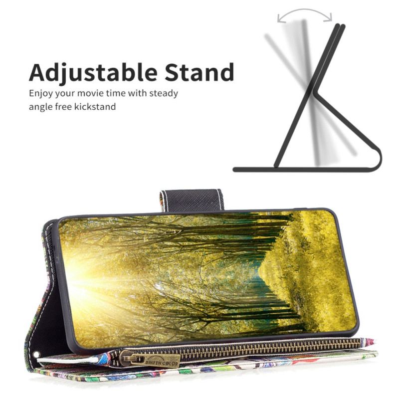 Housse iPhone 16 Plus Portefeuille Arbre de Vie