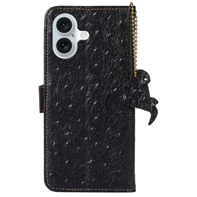 Housse iPhone 16 Plus Portefeuille Blocage RFID Classe Première