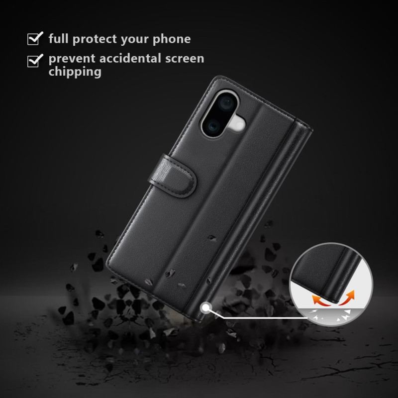 Housse iPhone 16 Plus Véritable Cuir