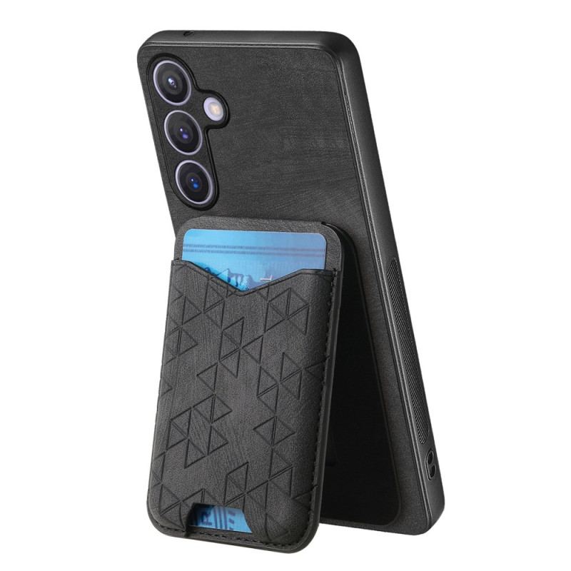 Coque Samsung Galaxy S25 Plus 5G avec Porte-Cartes et Support