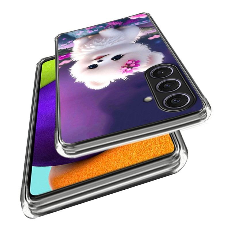 Coque Samsung Galaxy S25 Plus 5G Chiot Blanc
