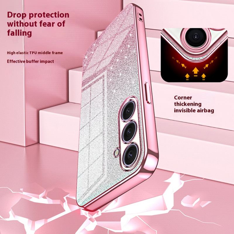 Coque Samsung Galaxy S25 Plus 5G Dos Pailleté