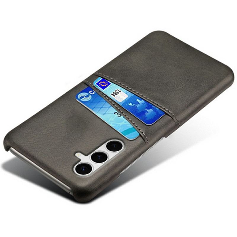 Coque Samsung Galaxy S25 Plus 5G Effet Cuir Porte-Cartes