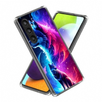 Coque Samsung Galaxy S25 Plus 5G Loup Coloré