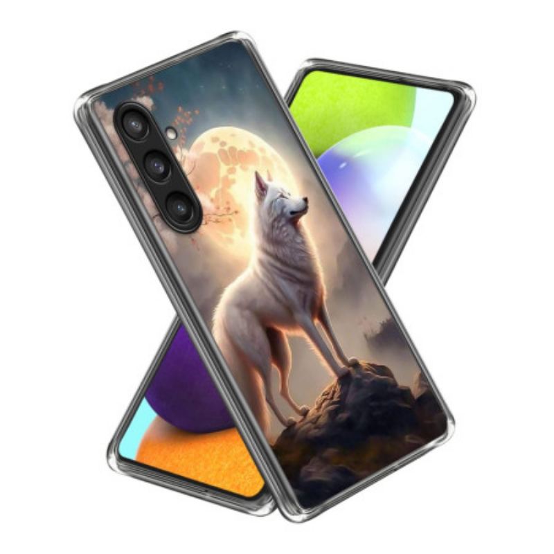 Coque Samsung Galaxy S25 Plus 5G Loup à la Lune