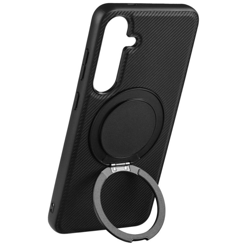 Coque Samsung Galaxy S25 Plus 5G Magnétique avec Anneau de Support