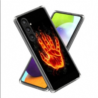 Coque Samsung Galaxy S25 Plus 5G Main en feu