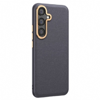 Coque Samsung Galaxy S25 Plus 5G Simili Cuir Texturé