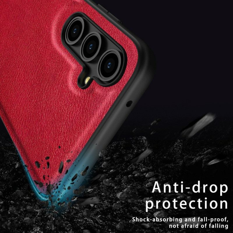 Coque Samsung Galaxy S25 Plus 5G Style Cuir Rétro