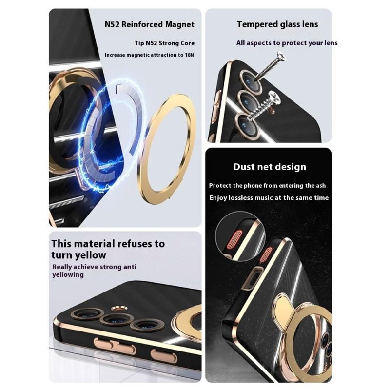 Coque Samsung Galaxy S25 Plus 5G Support Compatible MagSafe