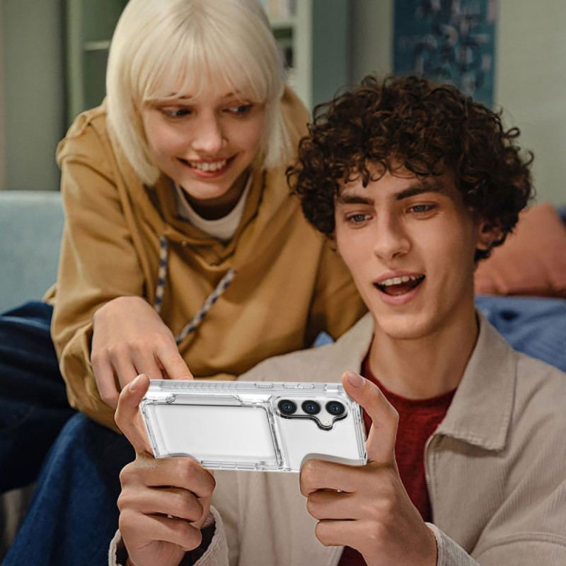 Coque Samsung Galaxy S25 Plus 5G Transparente Porte-Cartes