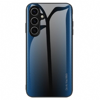 Coque Samsung Galaxy S25 Plus 5G Verre Trempé Fibre Carbone