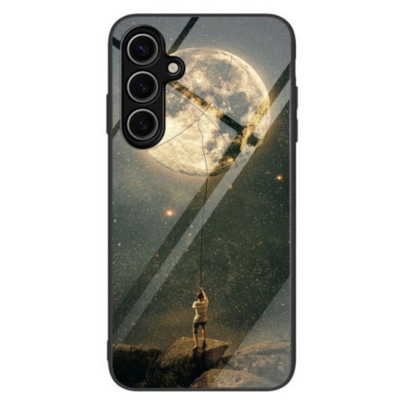 Coque Samsung Galaxy S25 Plus 5G Verre Trempé Homme à La Lune