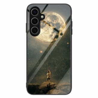Coque Samsung Galaxy S25 Plus 5G Verre Trempé Homme à La Lune