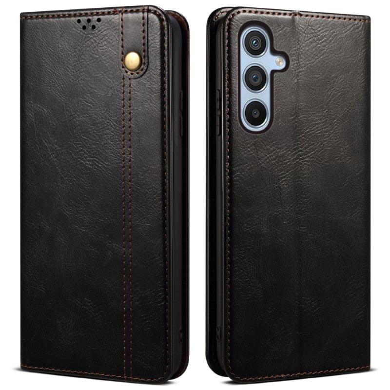 Flip Cover Samsung Galaxy S25 Plus 5G Simili Cuir Ciré