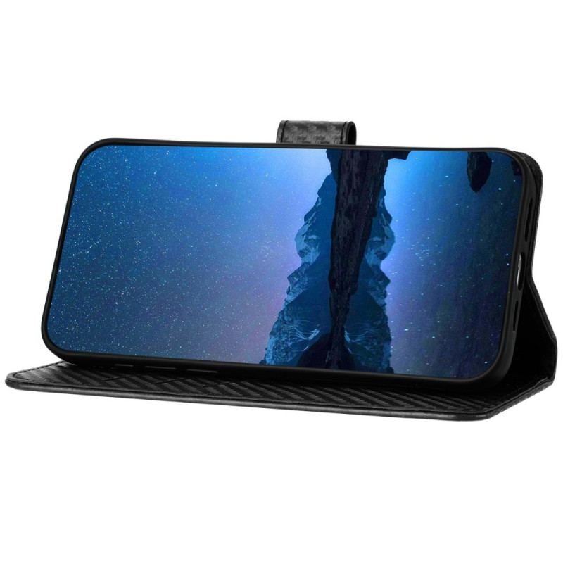 Housse Samsung Galaxy S25 Plus 5G Fibre Carbone à Lanière