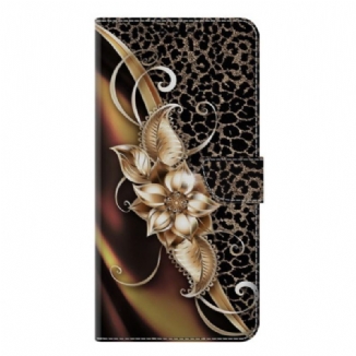 Housse Samsung Galaxy S25 Plus 5G Fleurs Métalliques