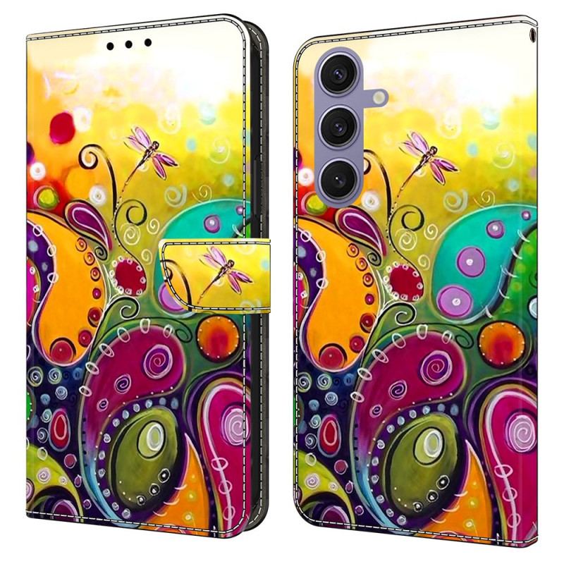 Housse Samsung Galaxy S25 Plus 5G Motif Floral Coloré