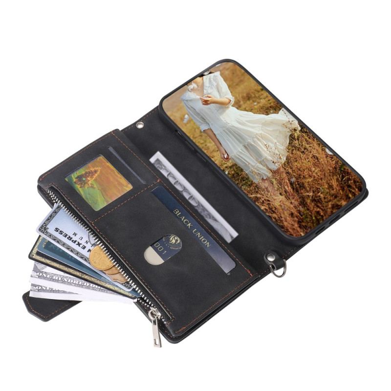 Housse Samsung Galaxy S25 Plus 5G Portefeuille Matelassé