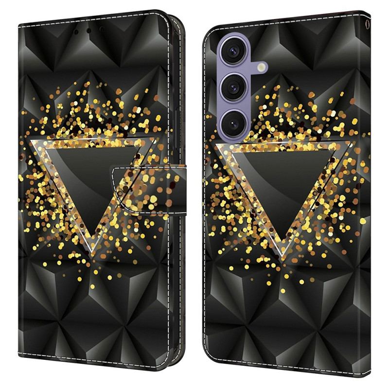 Housse Samsung Galaxy S25 Plus 5G Triangle Doré