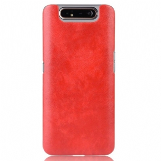 Coque Samsung Galaxy A90 / A80 Effet Cuir Litchi