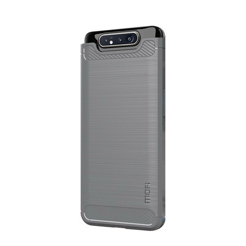 Coque Samsung Galaxy A90 / A80 Fibre Carbone Brossée MOFI