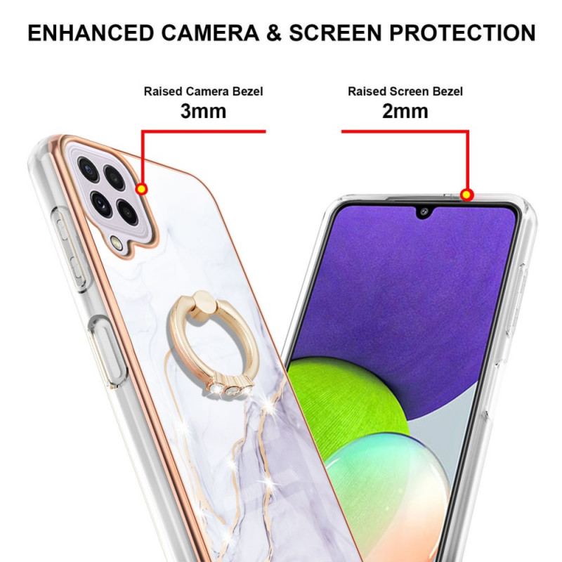Coque M32 Marbre avec Anneau-Support