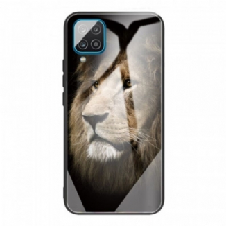 Coque Samsung Galaxy M32 Verre Trempé Tête de Lion