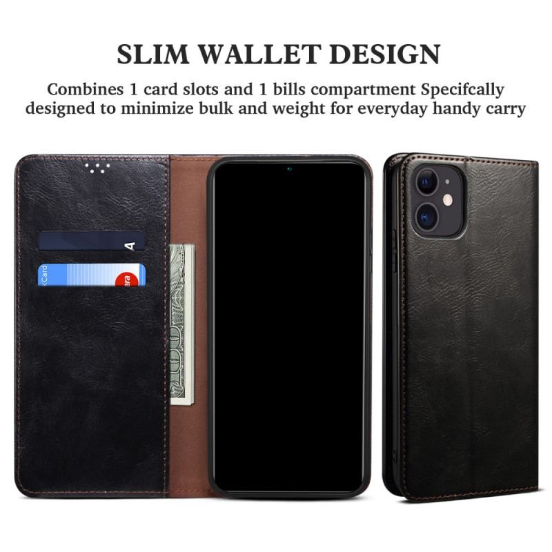Flip Cover Samsung Galaxy M32 Simili Cuir Ciré