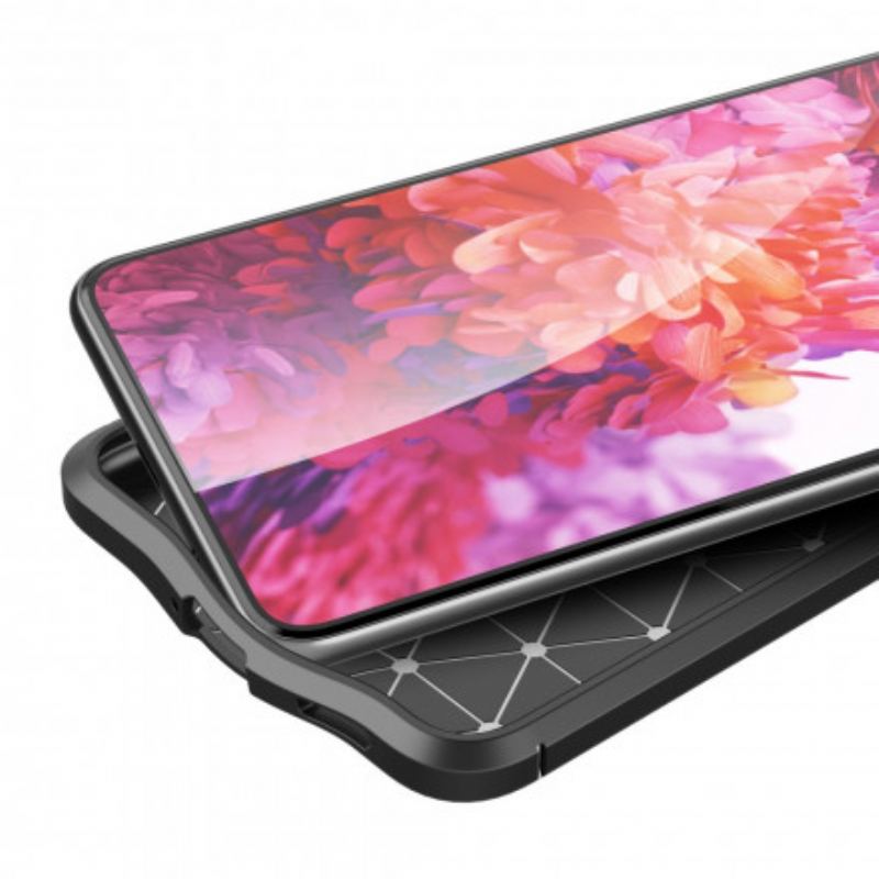 Coque Samsung Galaxy S21 Plus 5G Effet Cuir Litchi Double Line