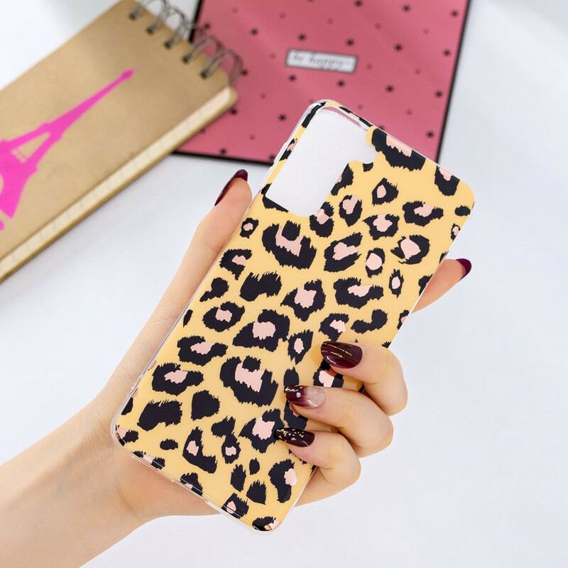 Coque Samsung Galaxy S21 Plus 5G Marbre Style Léopard