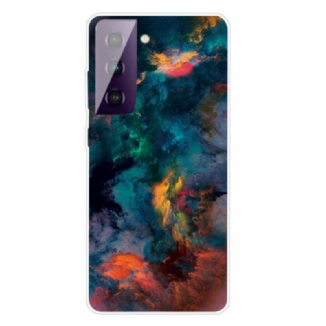 Coque Samsung Galaxy S21 Plus 5G Nuages Colorés