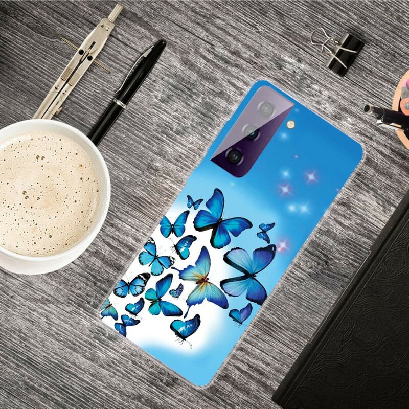 Coque Samsung Galaxy S21 Plus 5G Papillons Papillons