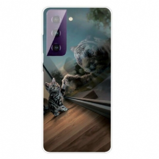 Coque Samsung Galaxy S21 Plus 5G Rêve de Chaton