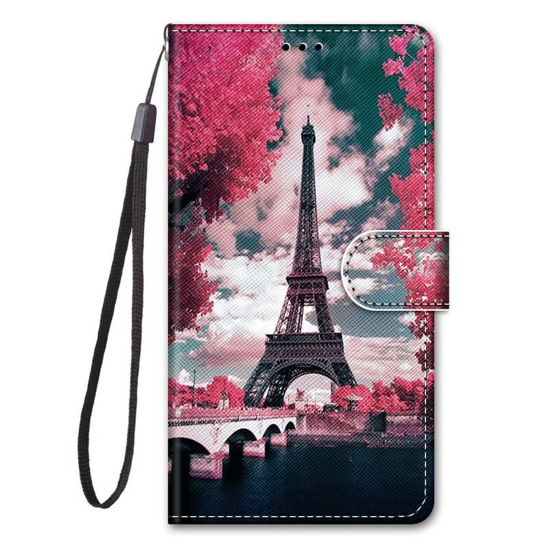 Housse Samsung Galaxy S21 Plus 5G Paris en Fleurs