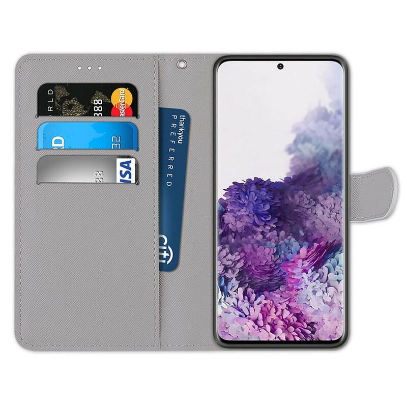 Housse Samsung Galaxy S21 Plus 5G Paris en Fleurs